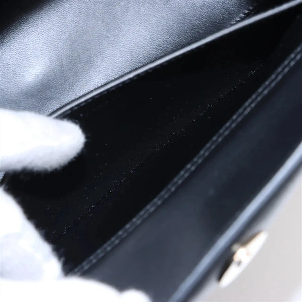 Pre-Loved Diana Tote Leather Small with Gold Hardware, Black