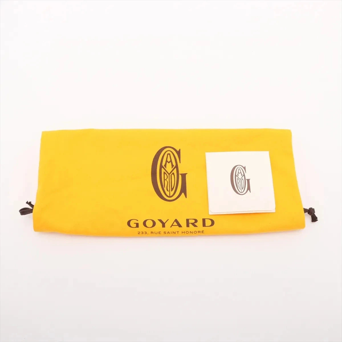 Pre-Loved Petit Flot Bucket Bag Goyardine Coated Canvas Mini with Silver Hardware, Black/Tan