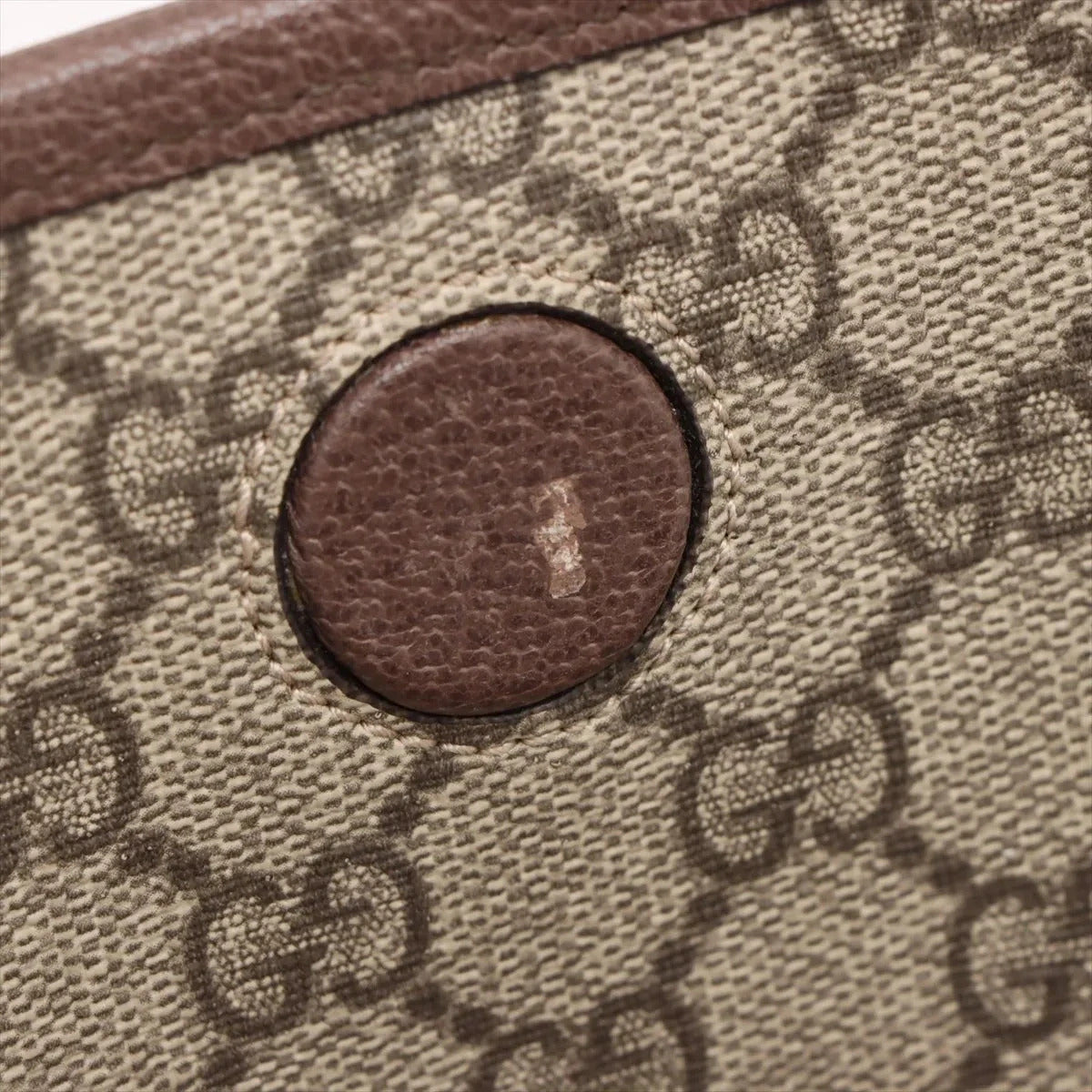 Pre-Loved Neo Vintage Belt Bag Monogram Coated Canvas with Gold Hardware, Beige Ebony
