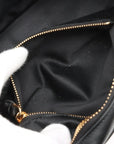 Pre-Loved Bowling Bag Handbag Leather Mini with Gold Hardware, Black