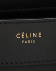 Pre-Loved Luggage Tote Leather Micro with Gold Hardware, Black