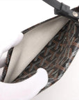 Pre-Loved Saint Louis Tote Goyardine Coated Canvas GM with Silver Hardware, Black