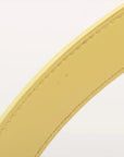 Pre-Loved Wallace Shoulder Bag Intrecciato Leather Small with Gold Hardware, Yellow