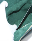 Pre-Loved Belt Bag Handbag Leather Micro with Gold Hardware, Green