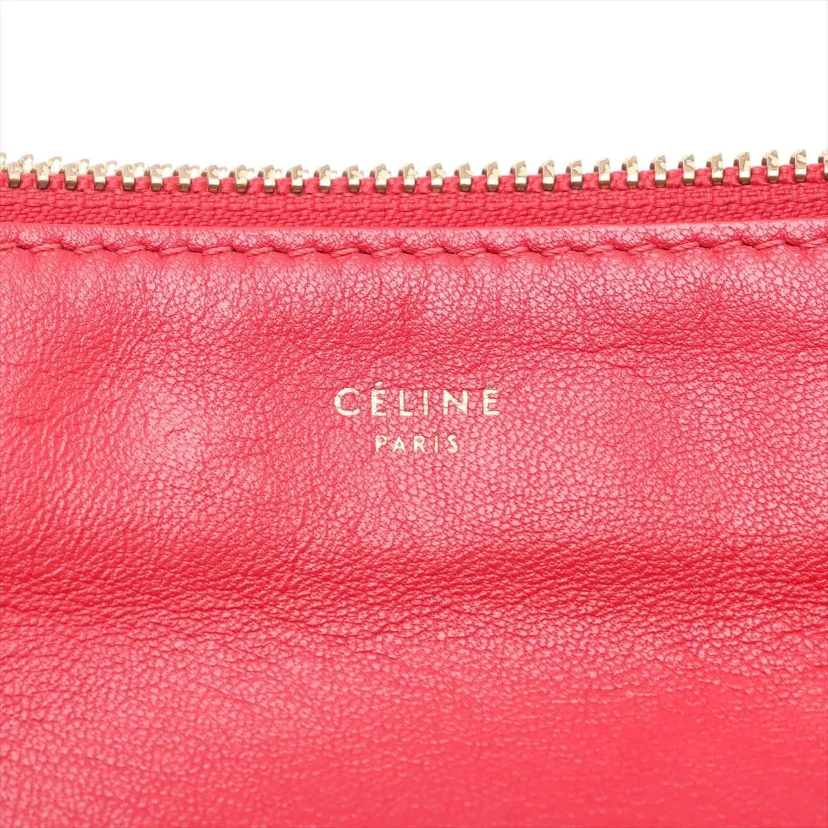 Pre-Loved Trio Crossbody Bag Leather Small with Gold Hardware, Pink