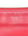 Pre-Loved Trio Crossbody Bag Leather Small with Gold Hardware, Pink
