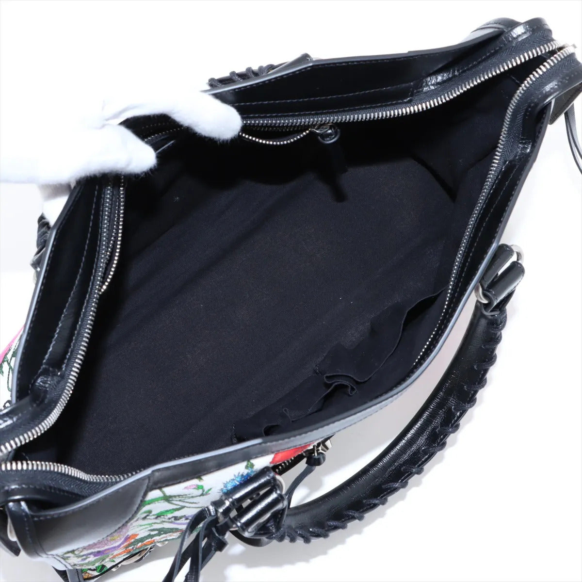 Pre-Owned Gucci Fall 2021 Gucci x Balenciaga The Hackers Project Flora Neo Classic by Alessandro Michele