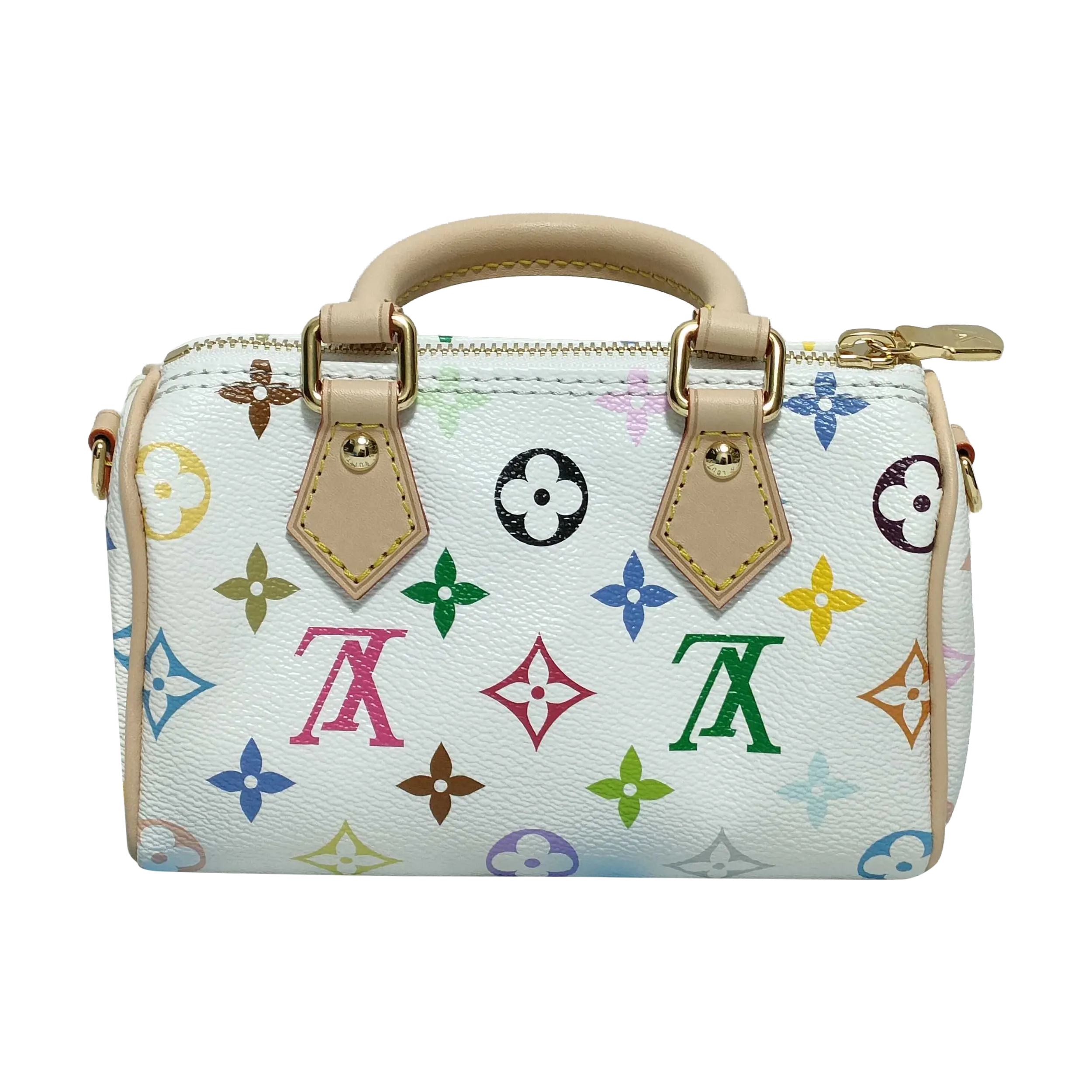 Pre-Owned Louis Vuitton x Takashi Murakami Multicolore Nano Speedy