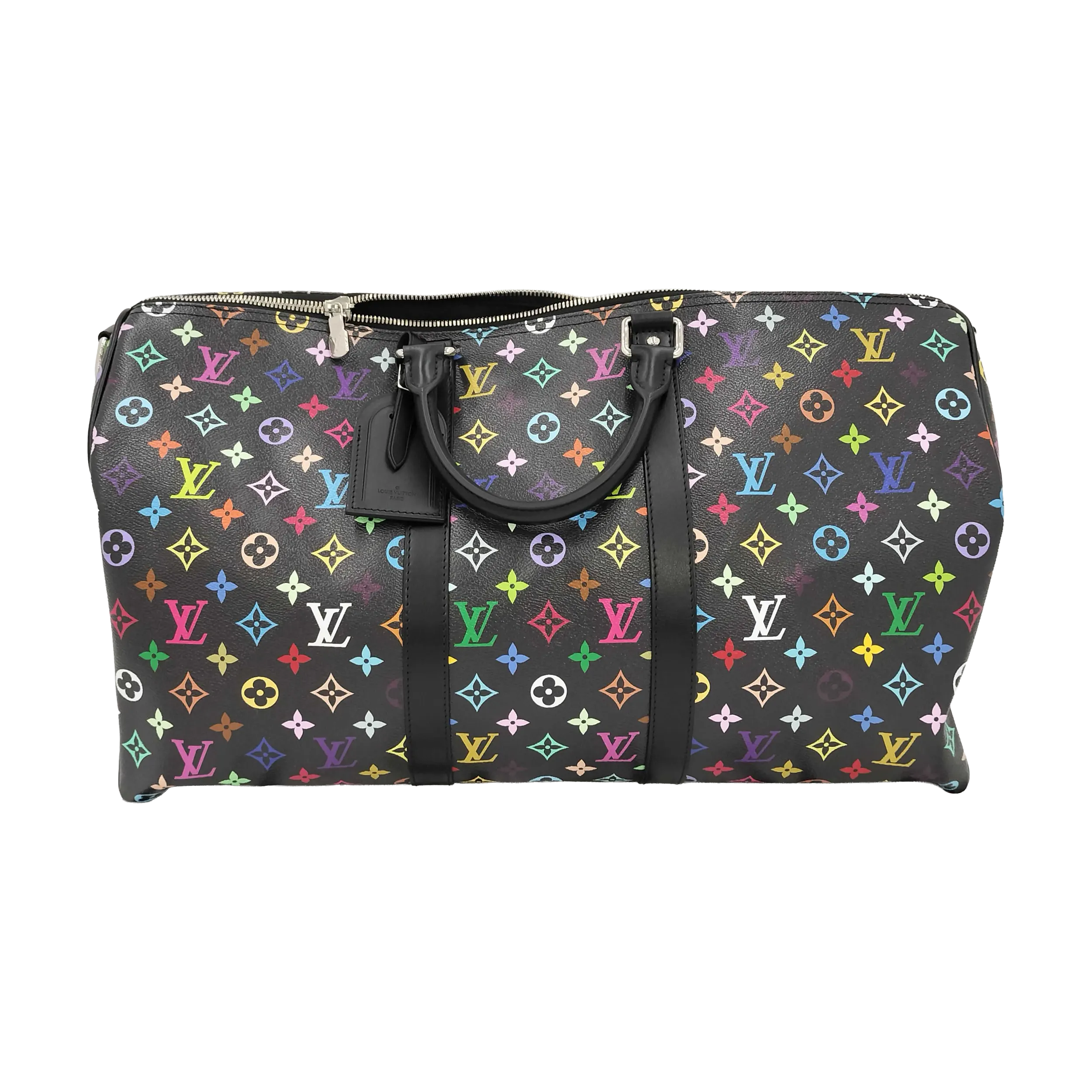 Pre-Owned Louis Vuitton x Takashi Murakami Multicolore Keepall 50 Bandouliere