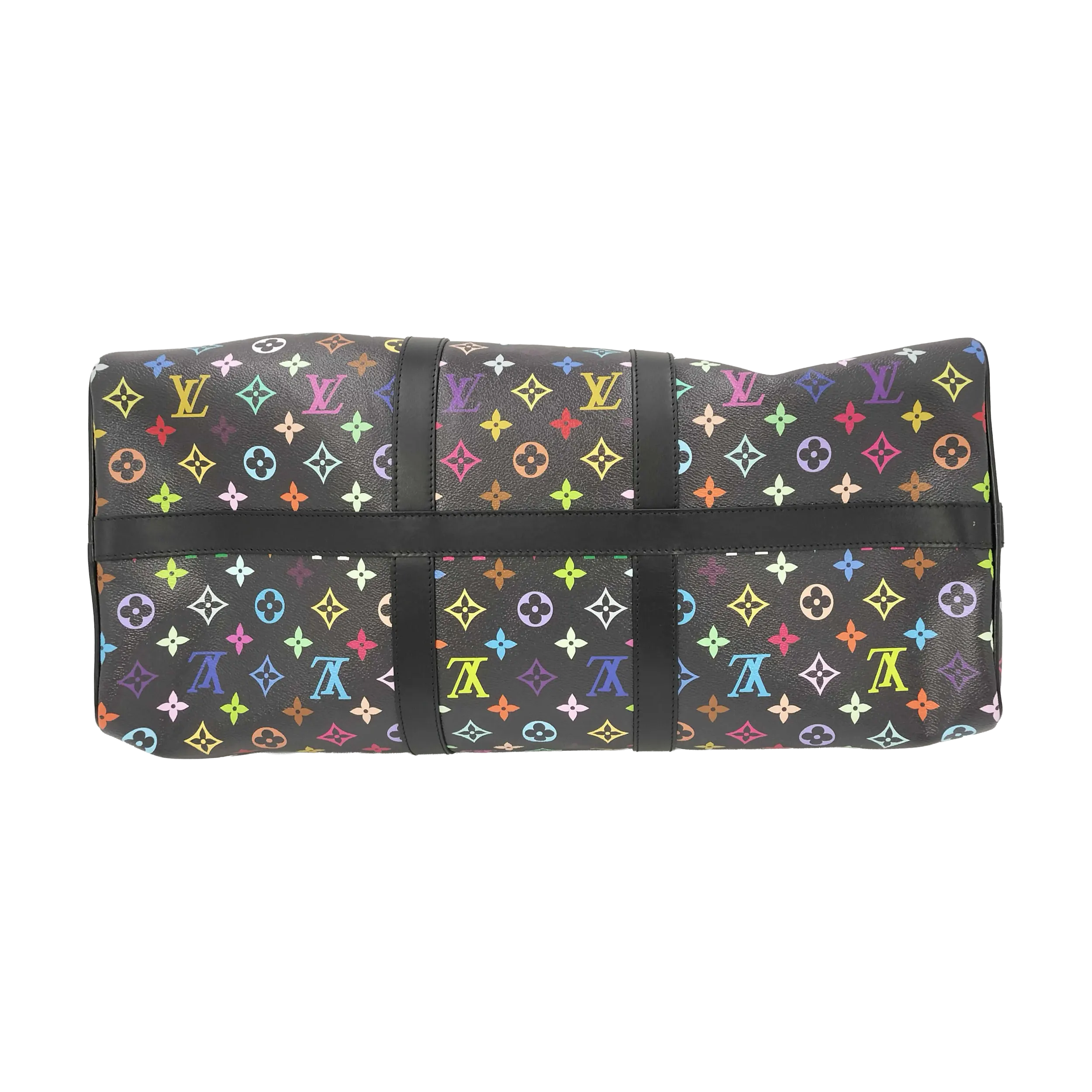 Pre-Owned Louis Vuitton x Takashi Murakami Multicolore Keepall 50 Bandouliere