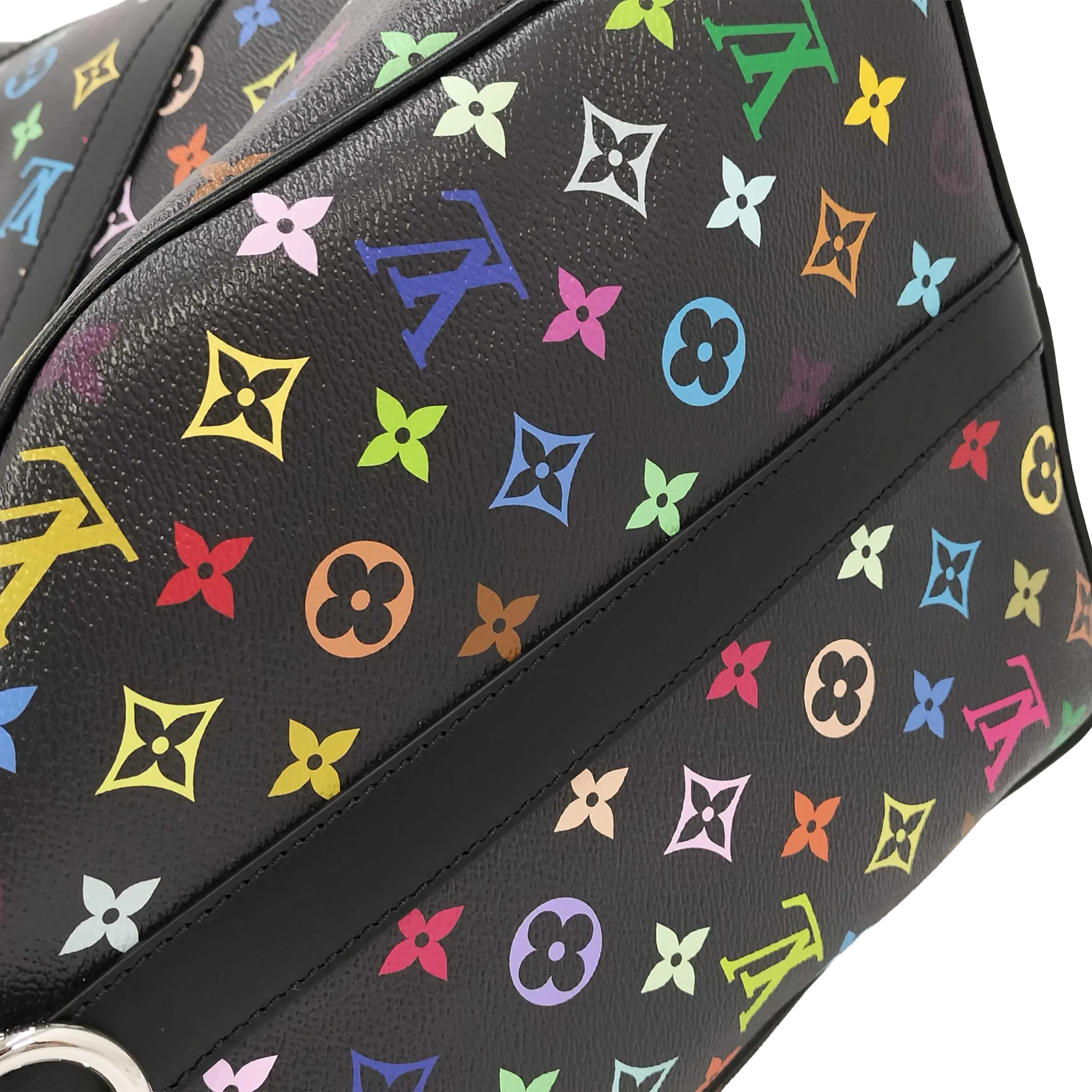 Pre-Owned Louis Vuitton x Takashi Murakami Multicolore Keepall 50 Bandouliere