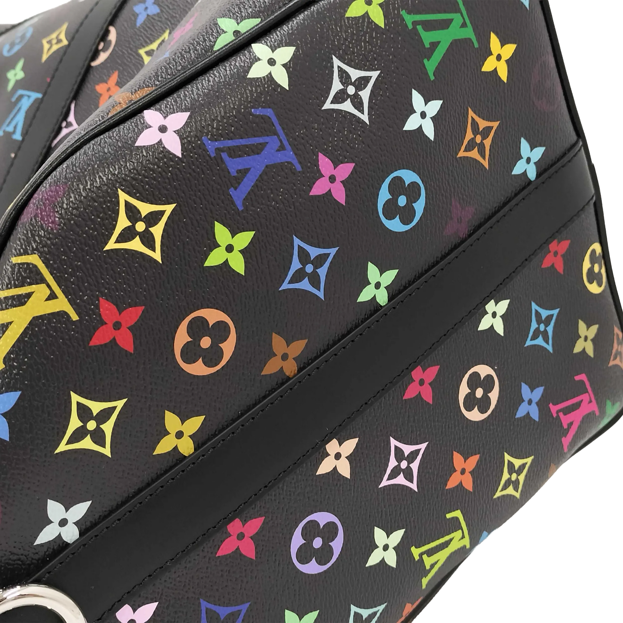 Pre-Owned Louis Vuitton x Takashi Murakami Multicolore Keepall 50 Bandouliere