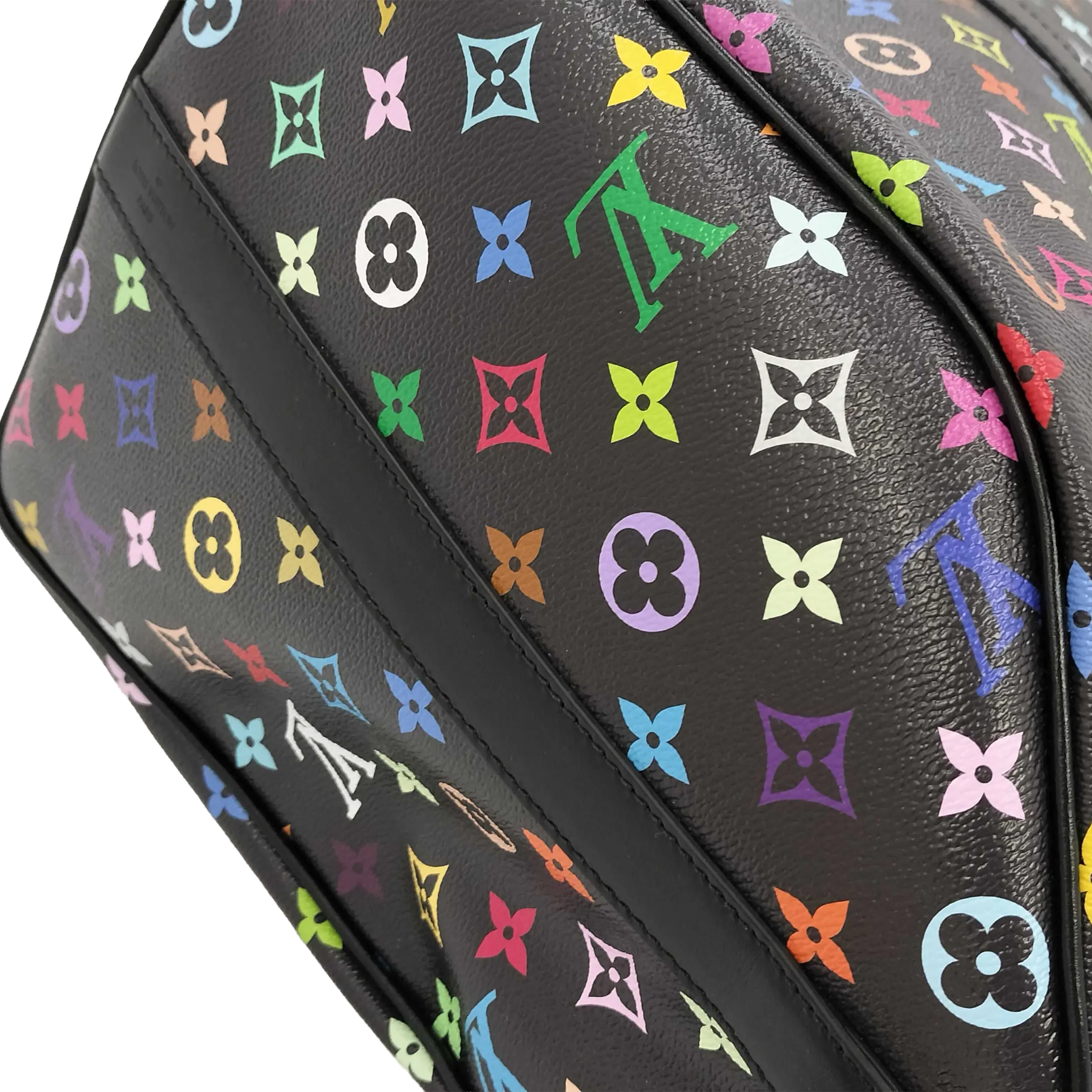 Pre-Owned Louis Vuitton x Takashi Murakami Multicolore Keepall 50 Bandouliere