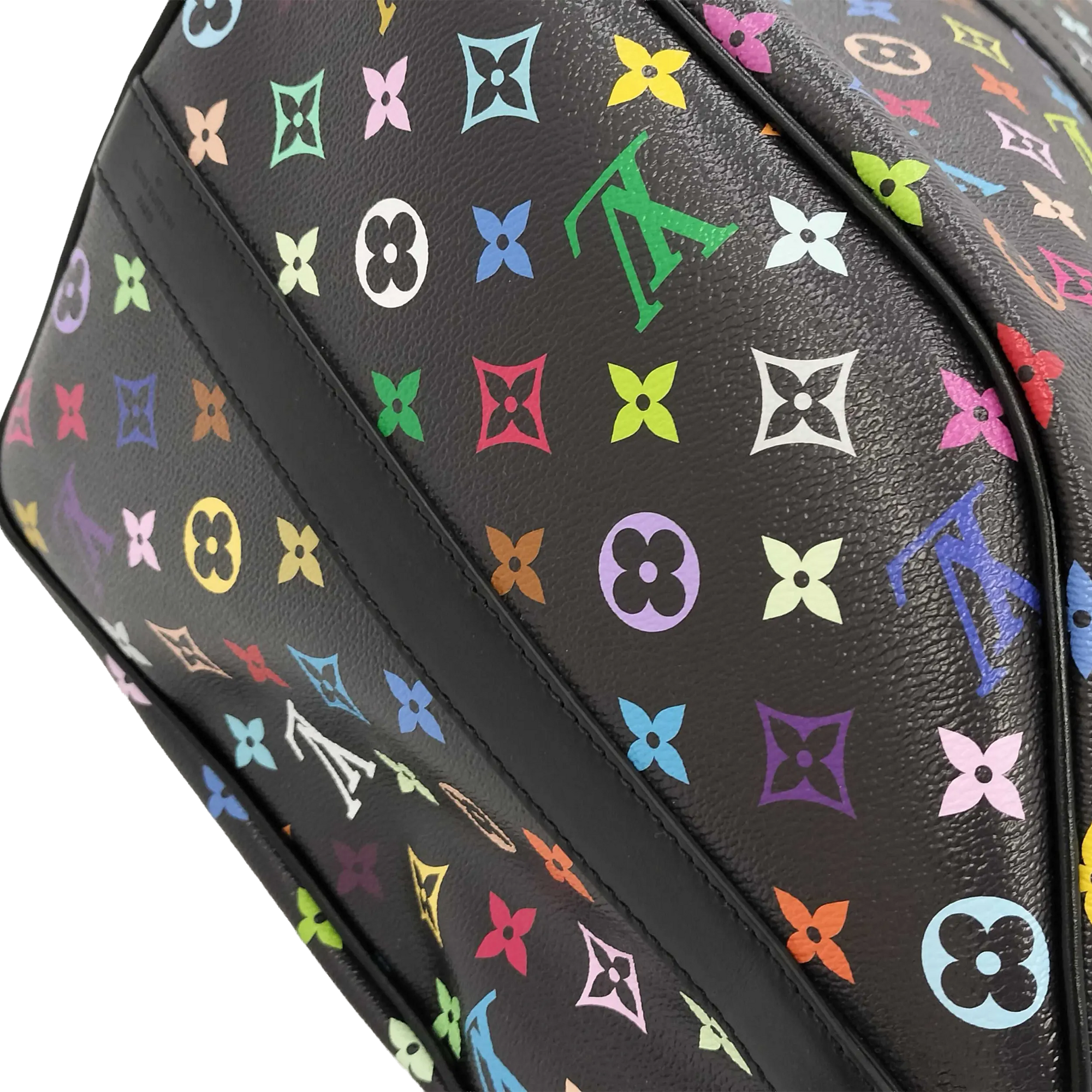 Pre-Owned Louis Vuitton x Takashi Murakami Multicolore Keepall 50 Bandouliere