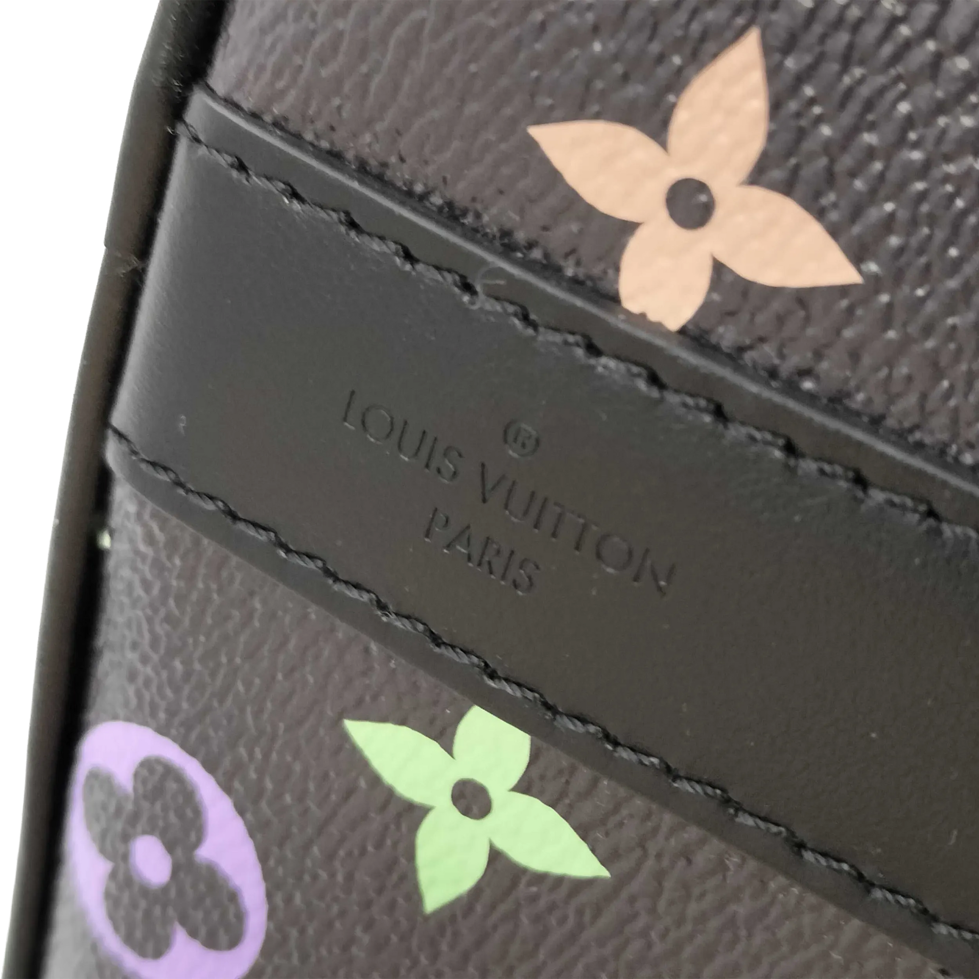 Pre-Owned Louis Vuitton x Takashi Murakami Multicolore Keepall 50 Bandouliere