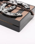 Pre-Owned Chanel Fall/Winter 2015 Plexiglass CC Crystal Miniaudiere by Karl Lagerfeld