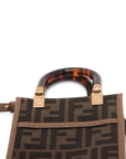 Pre-Owned Fendi Zucca Mini Sunshine Shopper
