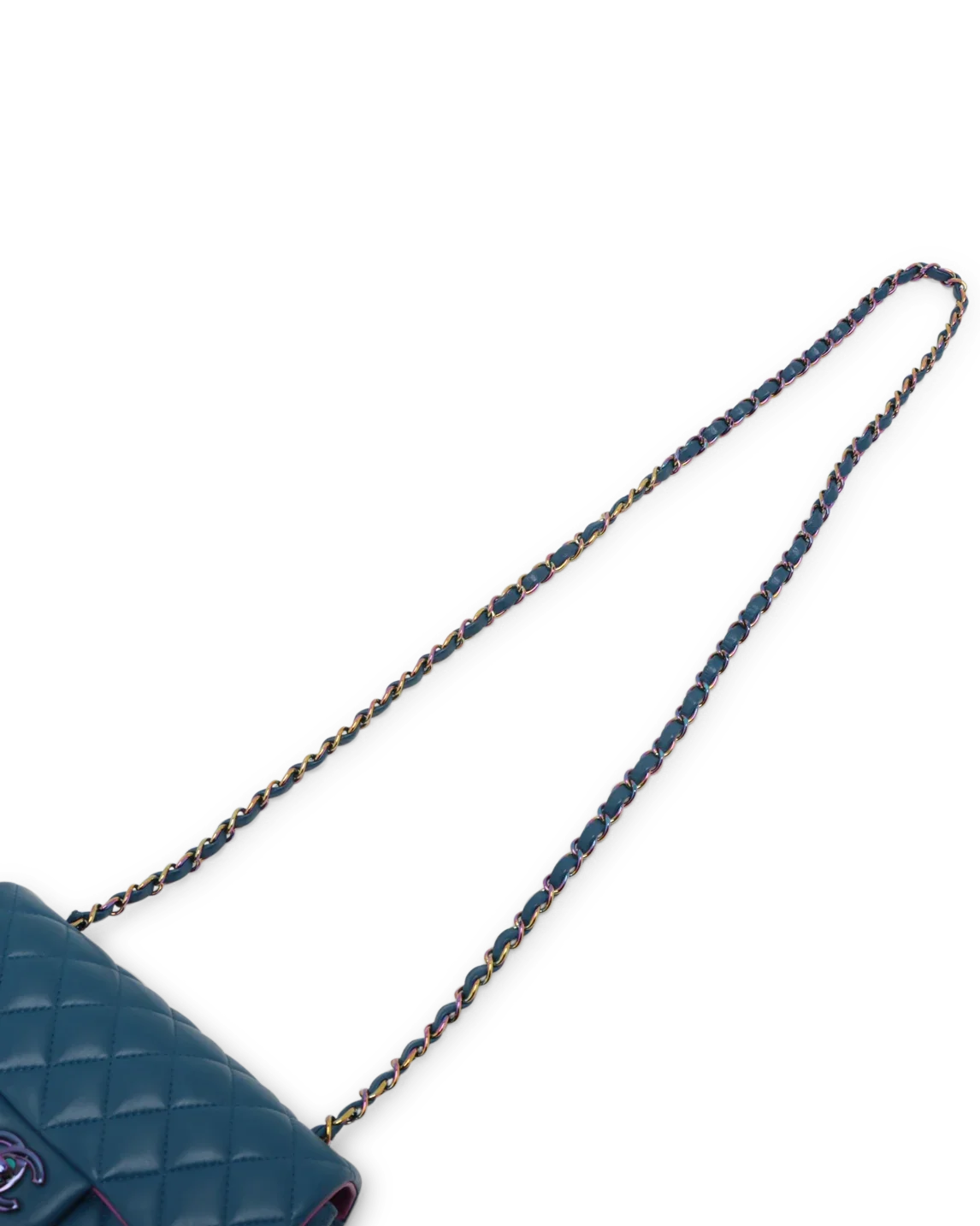 Pre-Owned Chanel Classic Rainbow Rectangular Mini Flap Bag