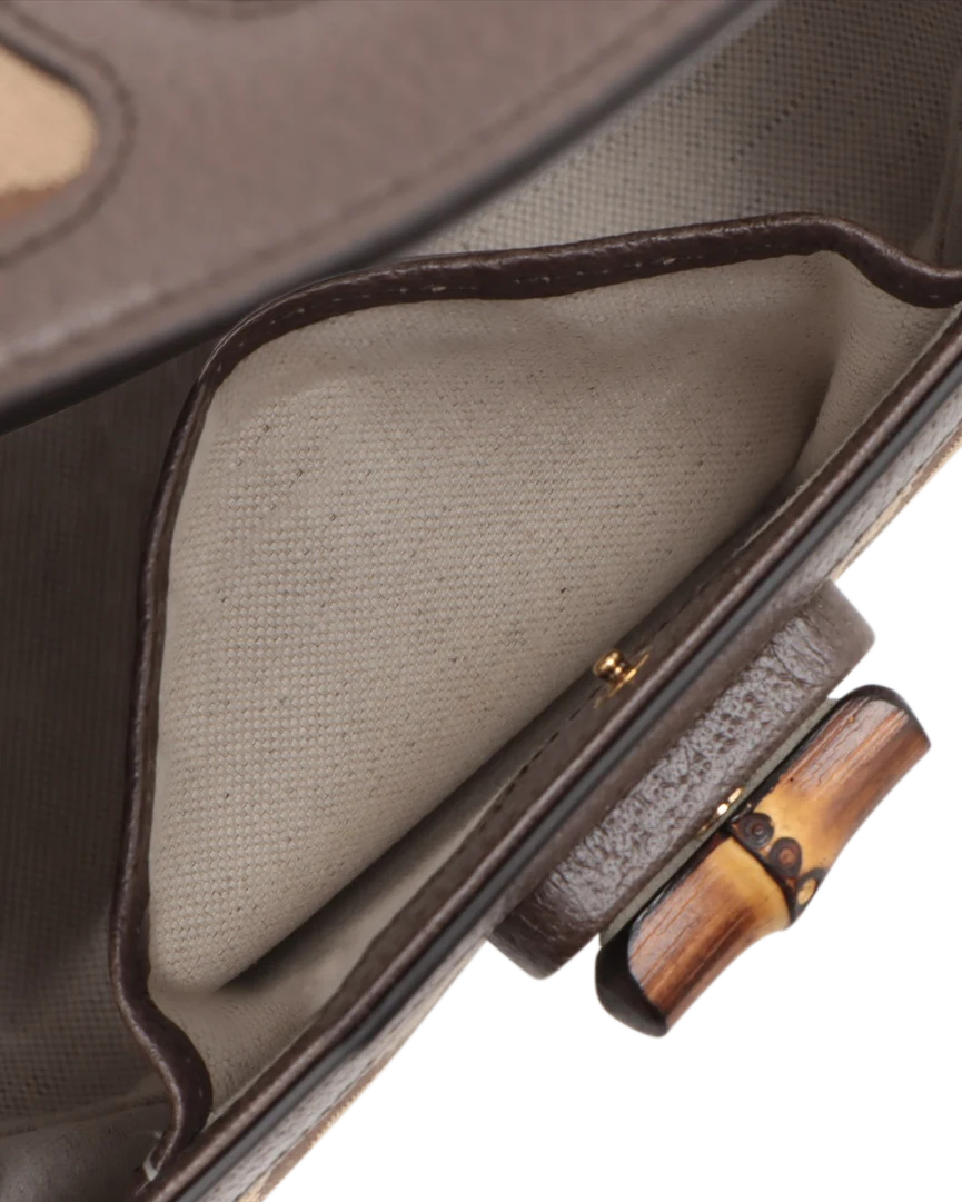 Pre-Owned Gucci Mini Bamboo 1947 Top Handle