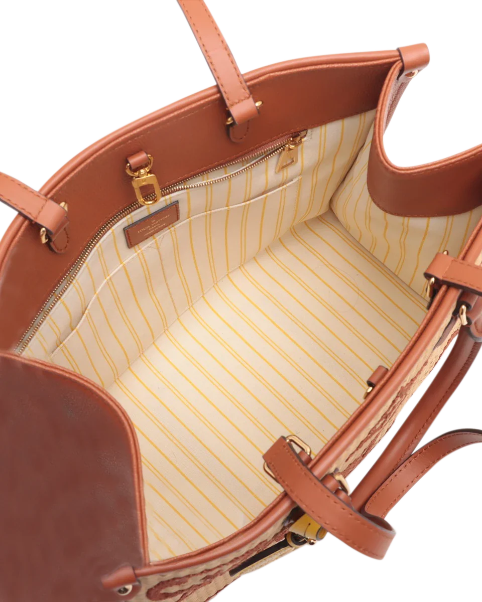 Pre-Owned Louis Vuitton Raffia Monogram Giant OnTheGo MM M57644