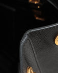 Pre-Owned Prada Luxe Saffiano Double Zip Galleria