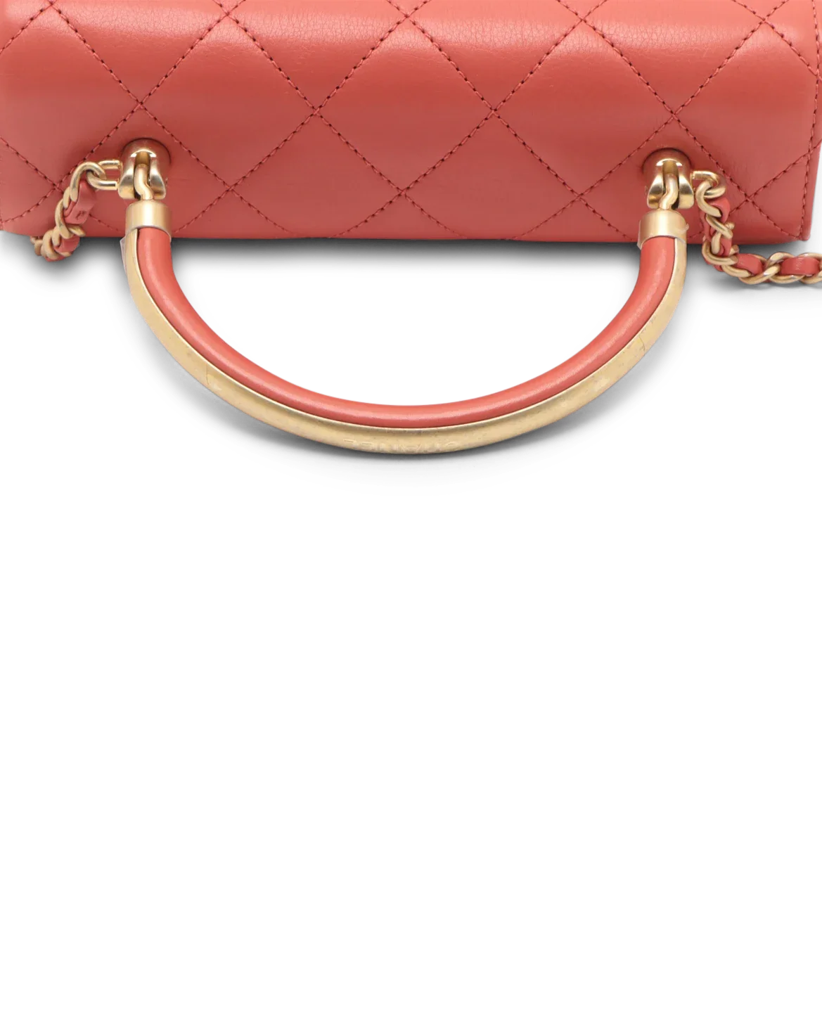 Pre-Owned Chanel Quilted CC Top Handle Envelope Flap