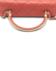 Pre-Owned Chanel Quilted CC Top Handle Envelope Flap