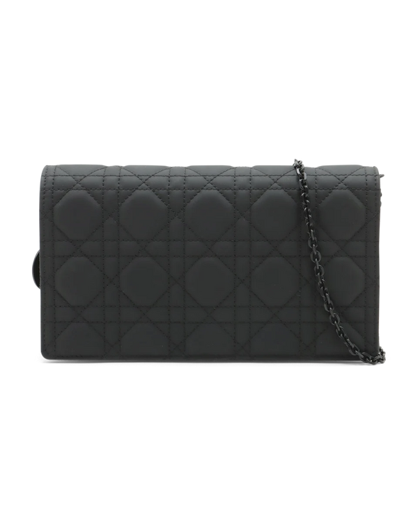 Pre-Owned Christian Dior Ultramatte Lady Dior Pouch