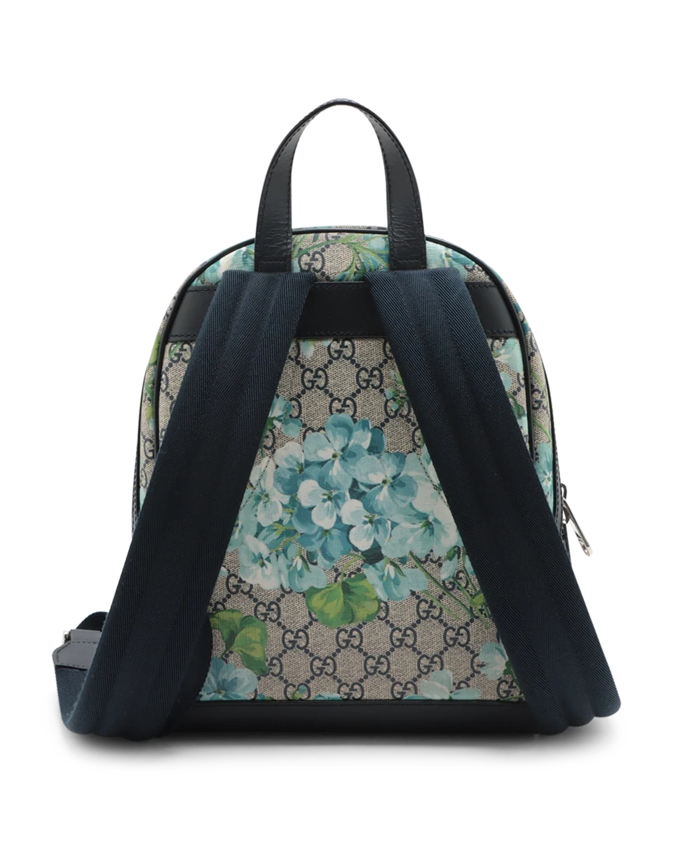 Pre-Owned Gucci Small GG Supreme Blooms Backpack