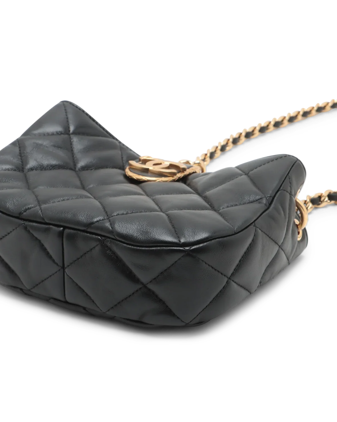 Pre-Owned Chanel Quilted CC Chain Hobo