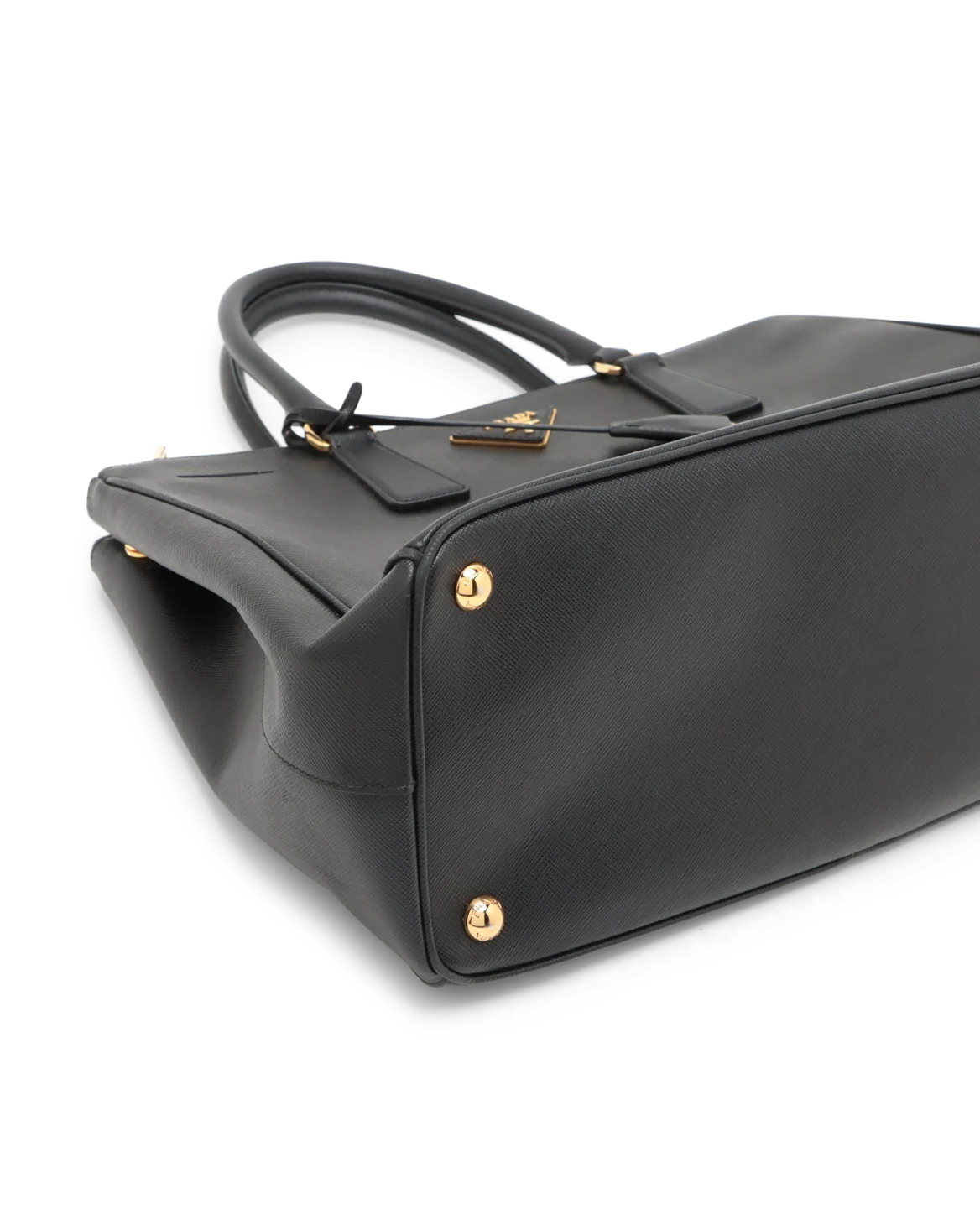 Pre-Owned Prada Luxe Saffiano Double Zip Galleria