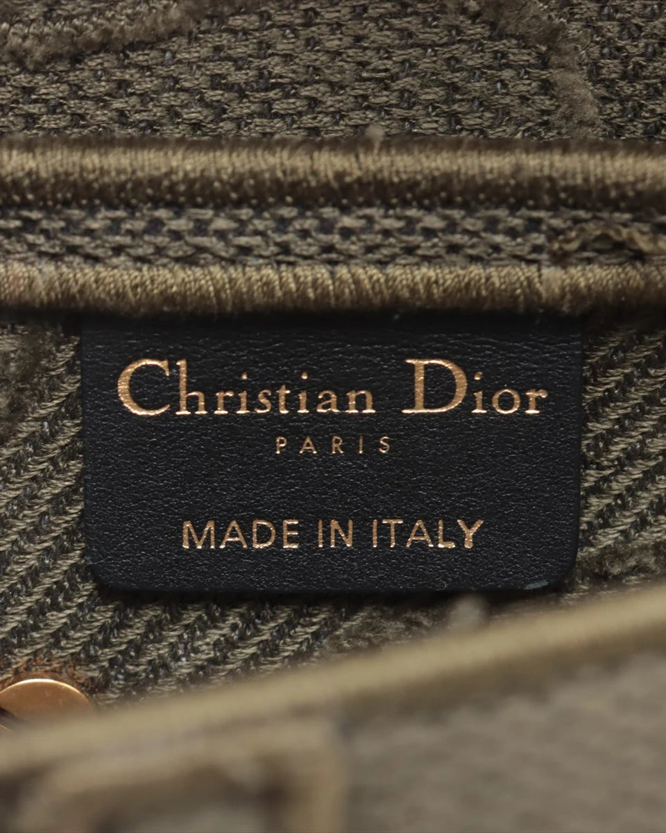 Pre-Owned Christian Dior Camouflage Saddle Bag