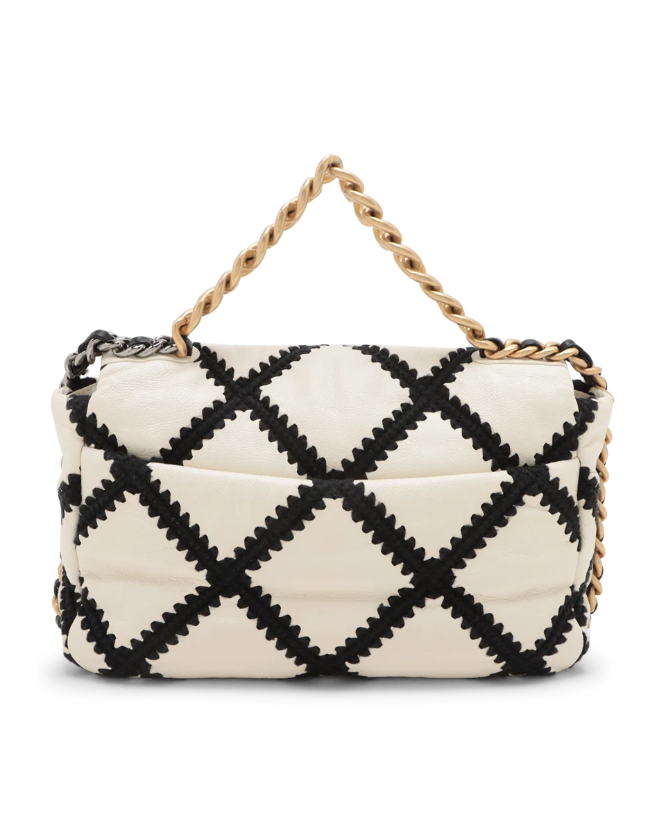 Pre-Owned Chanel Large Crochet 19 Flap Bag