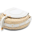 Pre-Owned Chloe Small Raffia Marcie Basket