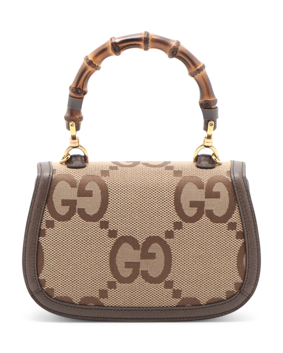 Pre-Owned Gucci Mini Bamboo 1947 Top Handle