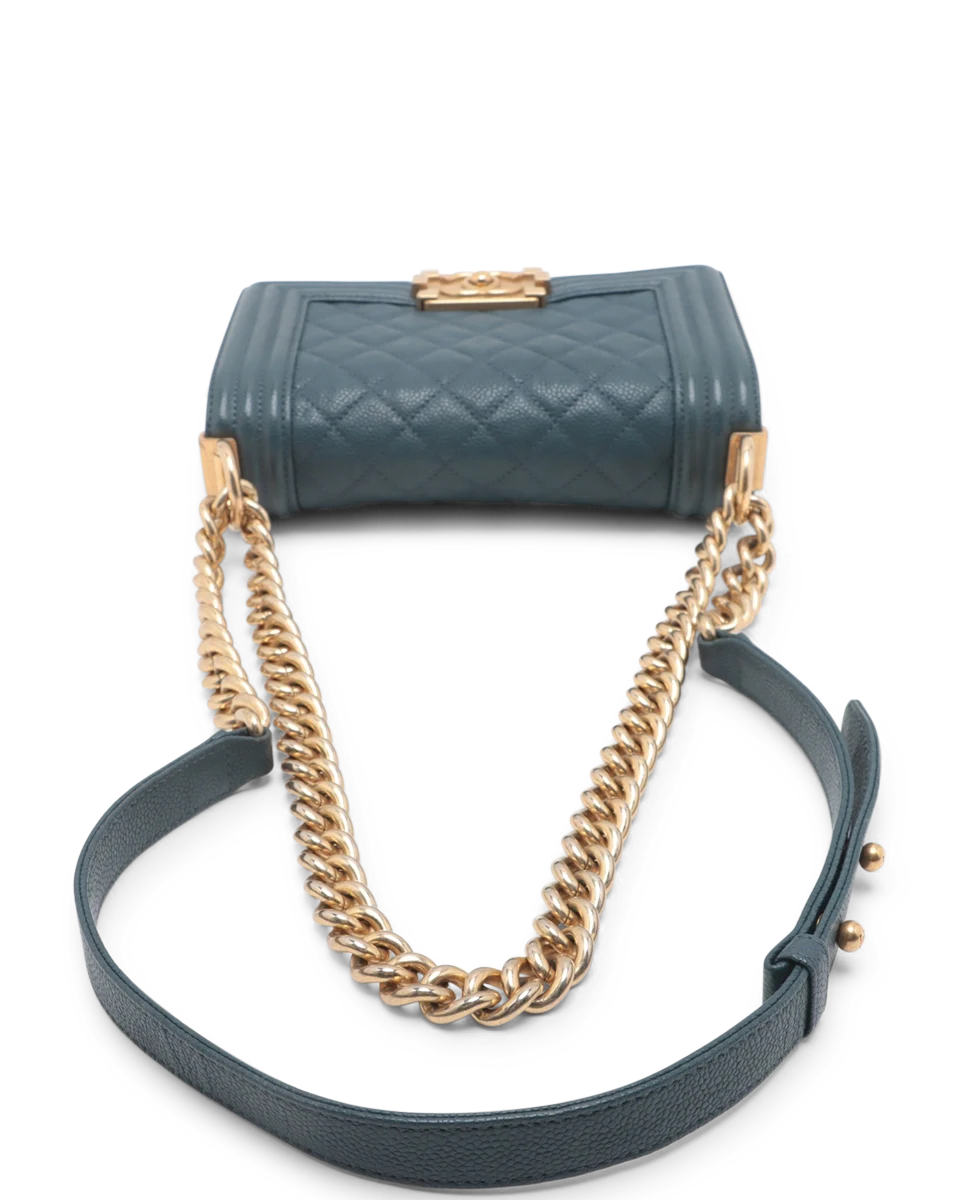 Pre-Owned Chanel Quilted Small Boy