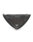 Pre-Owned Prada Logo Embossed Triangle Wristlet
