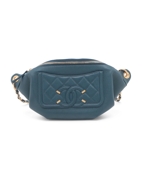 Pre-Owned Chanel Filigree Waist Bag