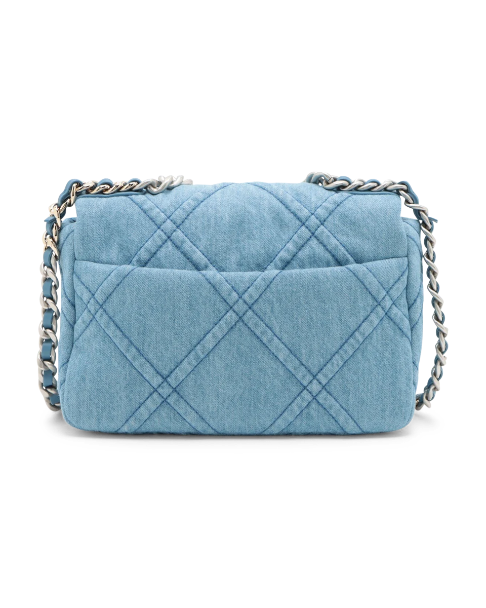 Pre-Owned Chanel Medium Denim 19 Flap Bag