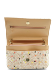 Pre-Owned Chanel By The Sea Tweed Wallet-on-Chain