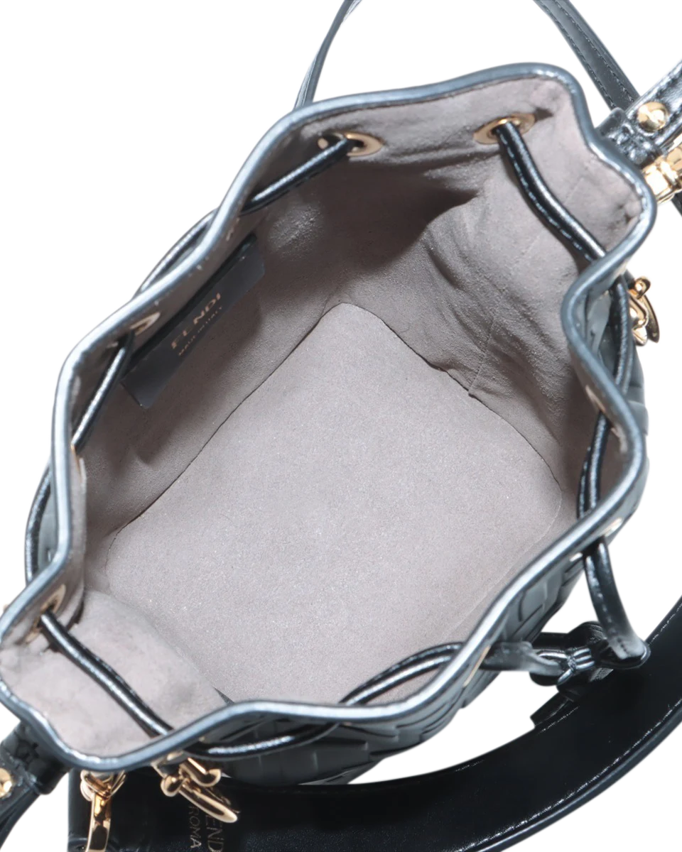 Pre-Owned Fendi Mini Mon Tresor Bucket Bag