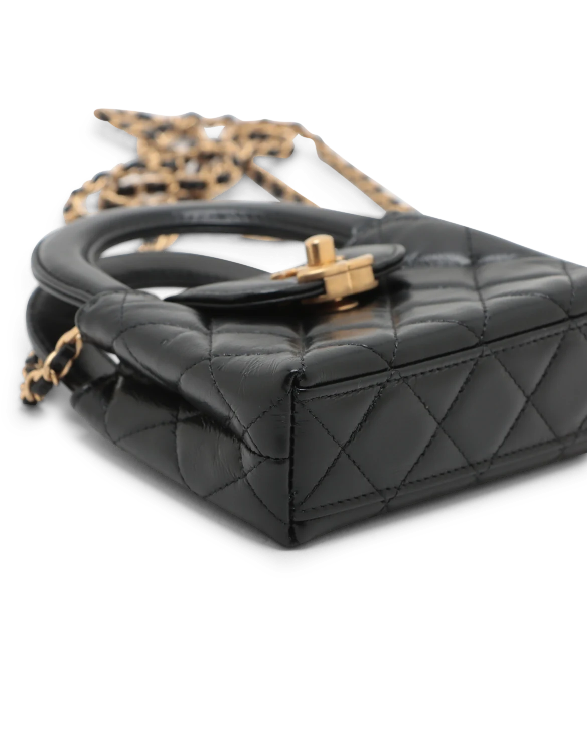 Pre-Owned Chanel Quilted Mini Nano Kelly Shopper