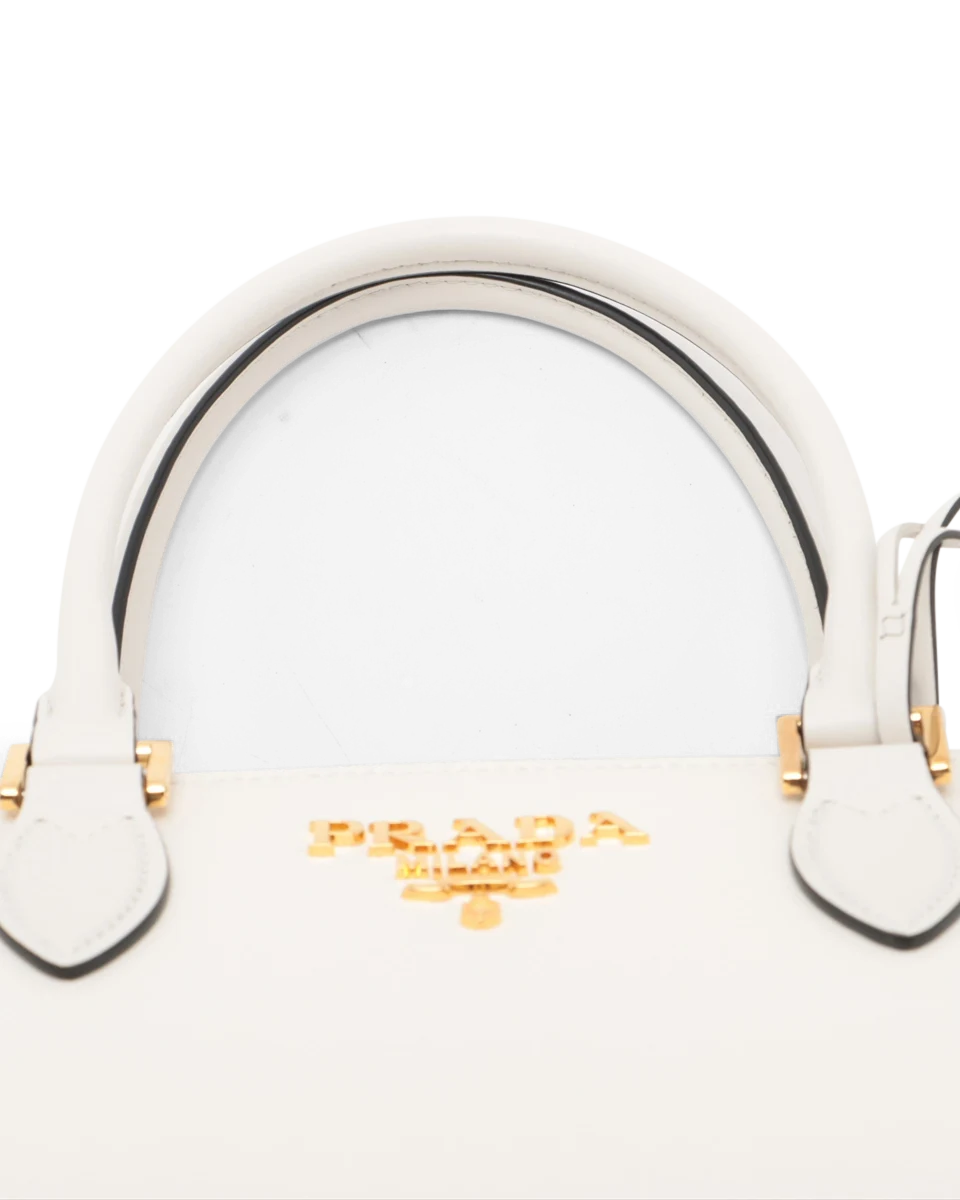 Pre-Owned Prada Saffiano Small Zippered Tote