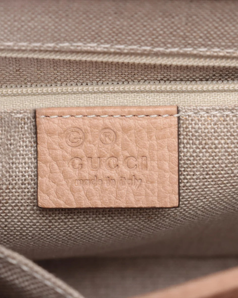 Pre-Owned Gucci Dollar Interlocking G Top Handle Bag