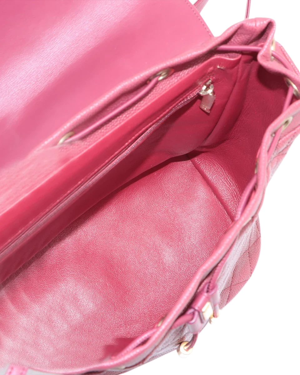 Pre-Owned Chanel Quilted Filigree Backpack