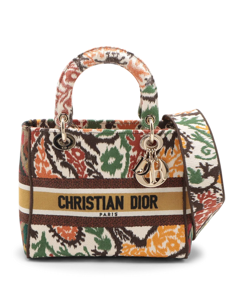 Pre-Owned Christian Dior Small Embroidered Paisley Lady Dior – REKLAIM