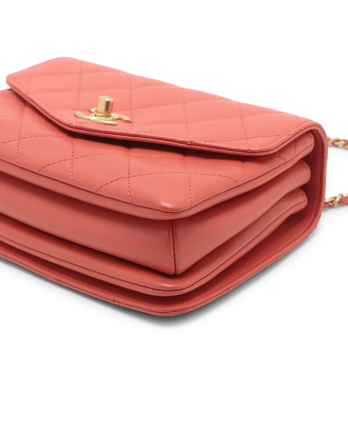 Pre-Owned Chanel Quilted CC Top Handle Envelope Flap