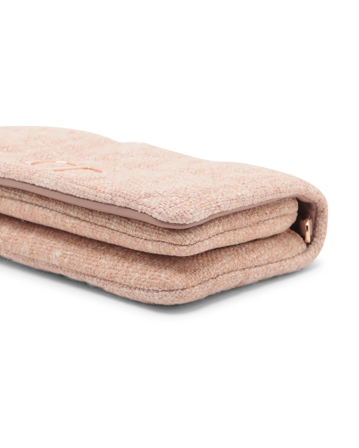 Pre-Owned Christian Dior Linen Macrocannage Flap