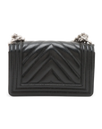 Pre-Owned Chanel Chevron Quilted Small Boy