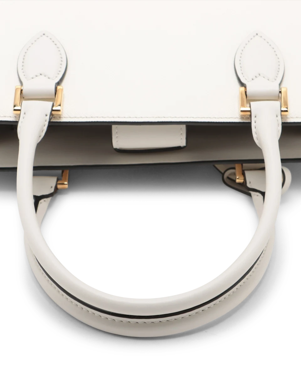 Pre-Owned Prada Saffiano Small Zippered Tote